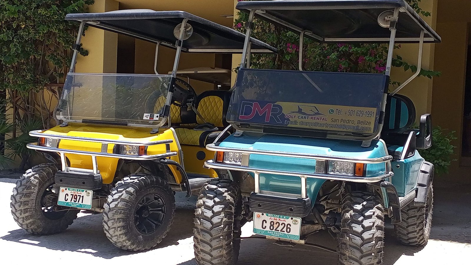 ambergris caye belize golf cart rental